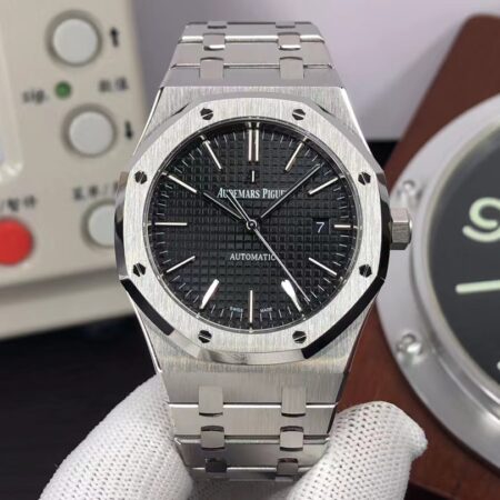 ZF Audemars Piguet Royal Oak 15400 Black Dial Clone 3120 Movement with Original AP Box