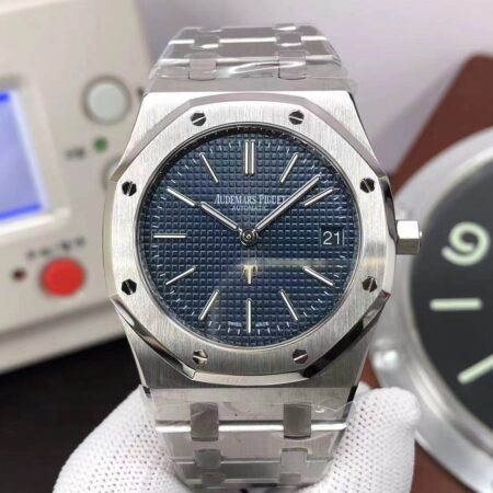 ZF Audemars Piguet Royal Oak Extra Thin 15202 Blue Dial with 2121 Movement with Original AP Box