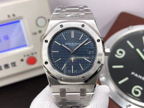 ZF Audemars Piguet Royal Oak Extra Thin 15202 Blue Dial with 2121 Movement with Original AP Box