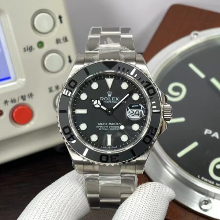 EWF Rolex Yachtmaster 226627 42mm Titanium Black Dial 3235 Movement with Original Rolex Box