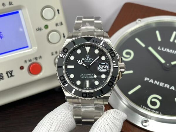 EWF Rolex Yachtmaster 226627 42mm Titanium Black Dial 3235 Movement with Original Rolex Box