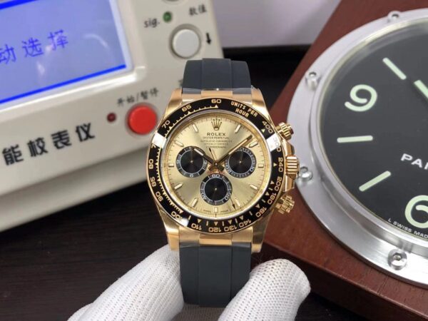 Clean Factory Rolex Daytona 126518 Yellow Gold Case 4131 Movement with Original Rolex Box