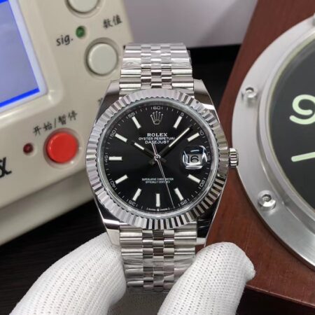 Clean Factory Rolex Datejust II 41mm Black Dial Jubilee Bracelet 3235 Movement with Original Rolex Box