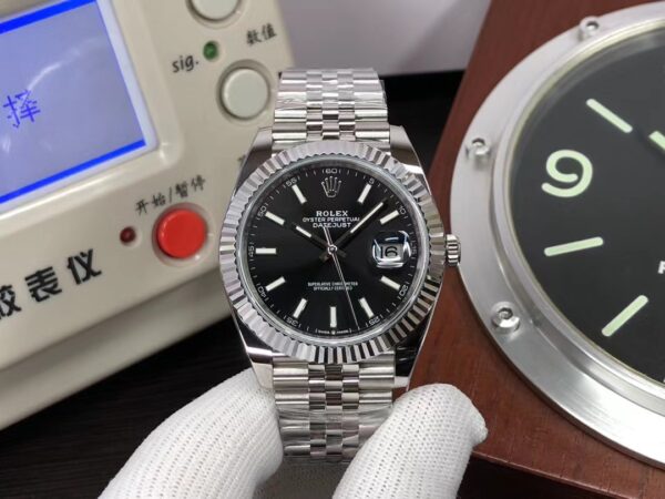 Clean Factory Rolex Datejust II 41mm Black Dial Jubilee Bracelet 3235 Movement with Original Rolex Box