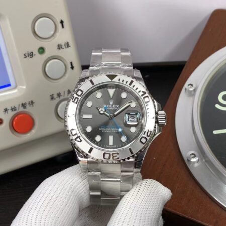 VS Factory Rolex YachtMaster 116622 Grey Dial 3135 Movement with Original Rolex Box
