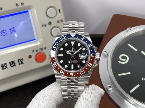 Super Clone Rolex GMT-Master II 126710BLRO Pepsi Jubilee Dandong 3285 Movement with Original Box