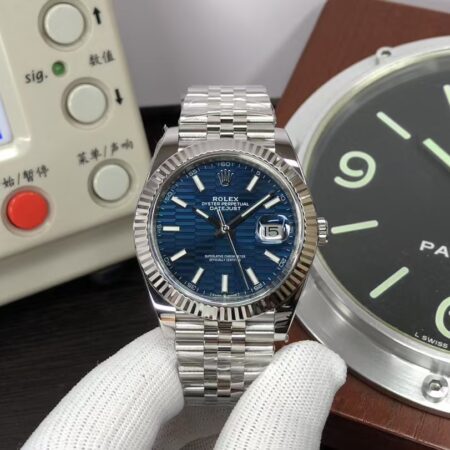 CF Rolex Datejust II 41mm m126334-0032 Wavy Dial SH3235 Movement with Original Rolex Box