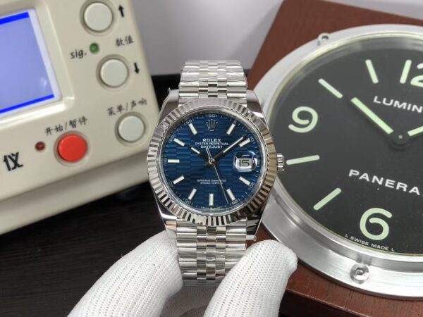 CF Rolex Datejust II 41mm m126334-0032 Wavy Dial SH3235 Movement with Original Rolex Box