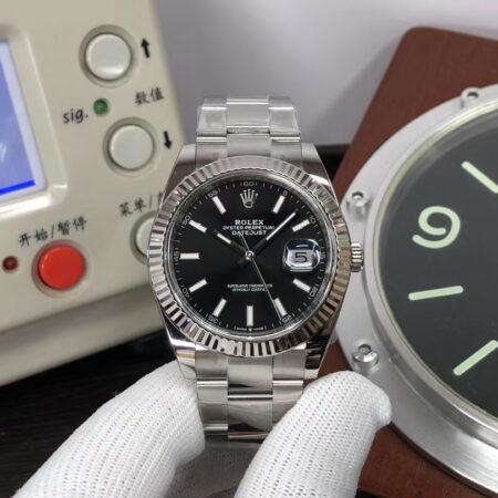 CF Rolex Datejust II 41mm m126334-0017 Black Dial SH3235 Movement with Original Rolex Box