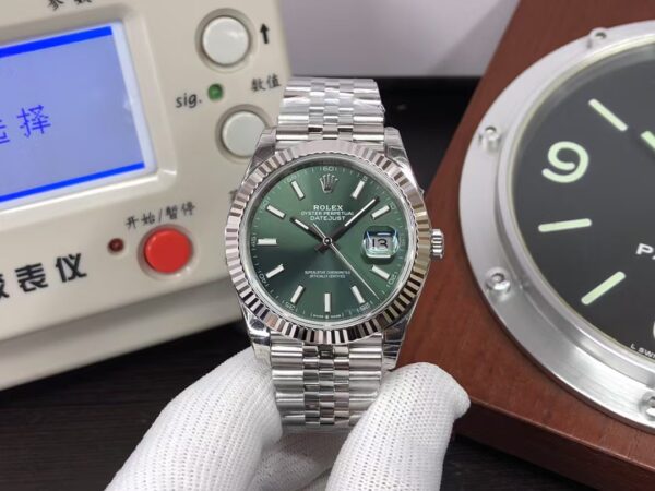 CF Rolex Datejust II 41mm m126334-0028 Green Dial SH3235 with Original Rolex Box