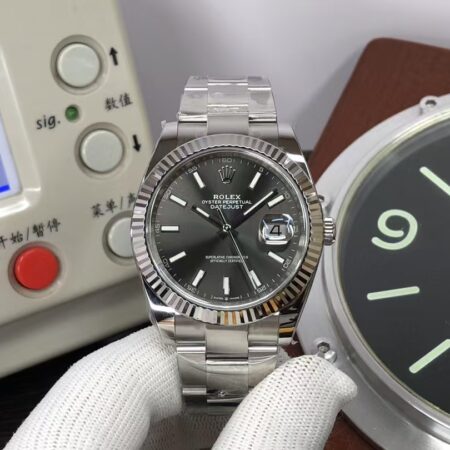 CF Rolex Datejust II 41mm m126334-0013 Grey Dial SH3235 Movement with Original Rolex Box