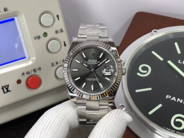CF Rolex Datejust II 41mm m126334-0013 Grey Dial SH3235 Movement with Original Rolex Box