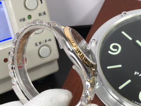 CF Rolex Datejust II 41mm m126333-0020 Two Tone Green Rome Markers with Original Rolex Box - Image 6