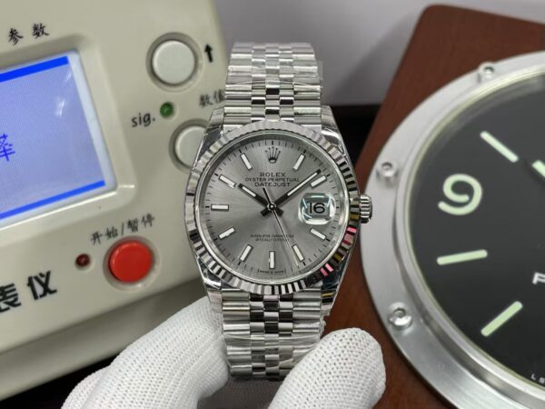EWEF Rolex Datejust 36mm m126234-0013 Silver Dial Clone 3235 Movement with Original Rolex Box
