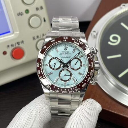 CF Rolex Daytona m126506-0002 Ice Blue Dial Super Clone 4131 Movement with Original Rolex Box