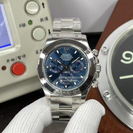 CF Rolex Daytona m116509-0071 904L Stainless Steel Case Blue Dial Super Clone 4130 Movement with Original Rolex Box