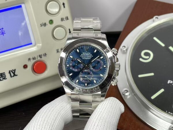 CF Rolex Daytona m116509-0071 904L Stainless Steel Case Blue Dial Super Clone 4130 Movement with Original Rolex Box