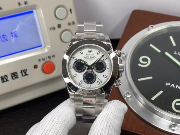 N6F Rolex Daytona m116509-0073 904L Stainless Steel Case Meteorite Dial with Original Rolex Box