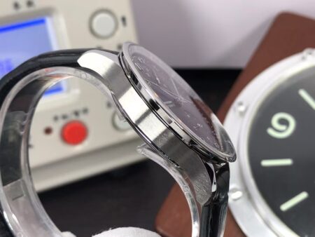 IWC Portuguese Chrono IW371609 Stainless Steel Case Black Dial Black Leather Strap - Image 6