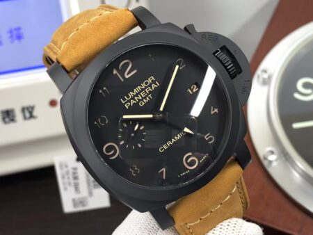 Premium Replica Panerai PAM 441 Luminor 3 Days GMT Ceramica with Super Clone P.9001 Movement - Image 4