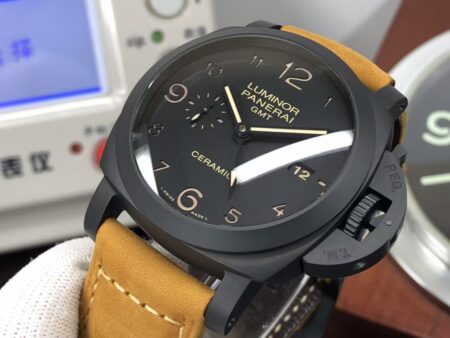 Premium Replica Panerai PAM 441 Luminor 3 Days GMT Ceramica with Super Clone P.9001 Movement - Image 5