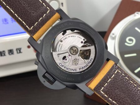 Premium Replica Panerai PAM 441 Luminor 3 Days GMT Ceramica with Super Clone P.9001 Movement - Image 8