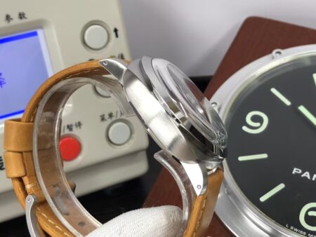 Replica Panerai Luminor 1950 PAM 127 Fiddy with Swiss ETA 6497 Manual Winding Brown Leather Strap - Image 6