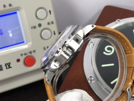Replica Panerai Luminor 1950 PAM 127 Fiddy with Swiss ETA 6497 Manual Winding Brown Leather Strap - Image 7