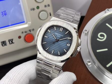 Patek Philippe Nautilus 5711 Stainless Steel Case Blue/Grey Dial Super Clone 330 Movement - Image 3
