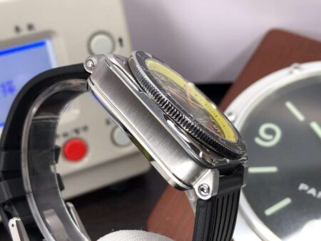 Bell Ross Instruments BR03-94 Chrono BR-Cal.301 Movement Black Dial Black Rubber Band - Image 6