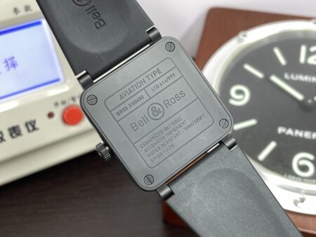 Bell Ross BR03 Astro Black Ceramic Case Blue Goldstone Dial with Clone BR-CAL.327 Movement - Image 11