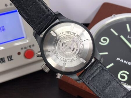 IWC Top Gun IW389101 Ceramic Case Black Dial Black Nylon Band with Clone 69380 Movement - Image 8