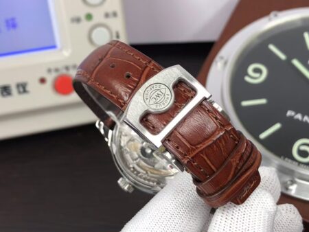 IWC Portuguese 7 Days Power Reserve IW500704 White Dial Brown Leather Strap Clone 52010 Movement - Image 9
