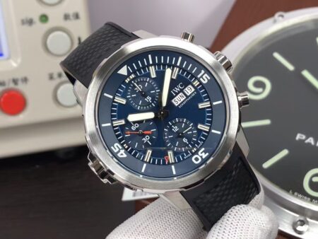 IWC AquaTimer Chrono Expedition Jacques-Yves Cousteau Blue Dial with Clone 79320 Movement - Image 2