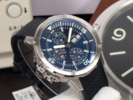 IWC AquaTimer Chrono Expedition Jacques-Yves Cousteau Blue Dial with Clone 79320 Movement - Image 4
