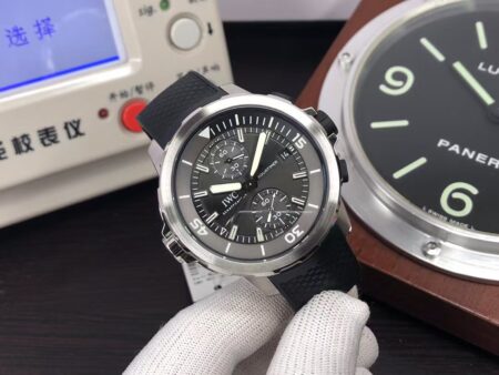 IWC AquaTimer IW379506 Stainless Steel Case Grey Dial Black Rubber Band with Clone 79320 Movement - Image 2