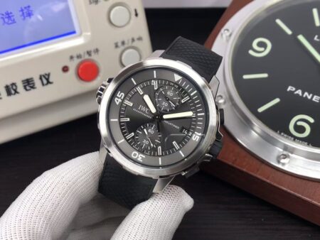 IWC AquaTimer IW379506 Stainless Steel Case Grey Dial Black Rubber Band with Clone 79320 Movement - Image 3