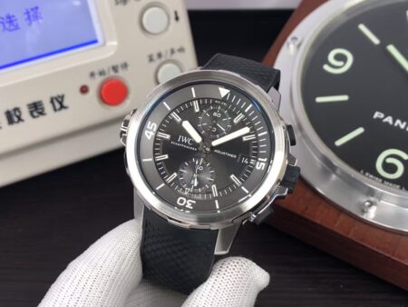 IWC AquaTimer IW379506 Stainless Steel Case Grey Dial Black Rubber Band with Clone 79320 Movement - Image 5