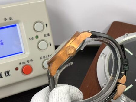 IWC Big Pilot IW329702 Bronze Case Green Dial Green Leather Strap with Clone 82100 Movement - Image 7