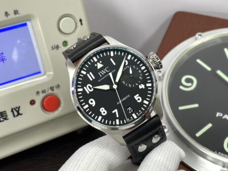 IWC Big Pilot IW500912 Stainless Steel Case Black Dial Clone 51111 Movement - Image 2