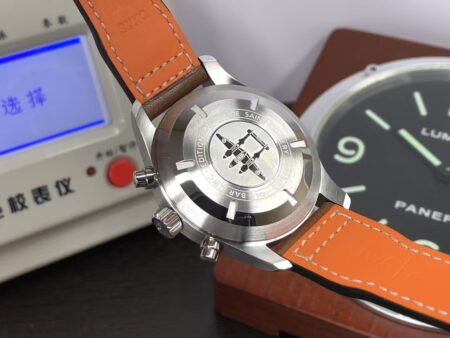 IWC Pilot Chrono IW377713 Brown Dial Brown Leather Strap Clone 79320 Movement - Image 9