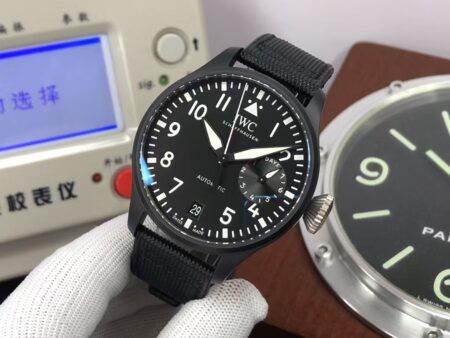 IWC Top Gun IW502001 Ceramic Case Black Dial with clone 51111 Movement - Image 3