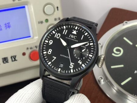 IWC Top Gun IW502001 Ceramic Case Black Dial with clone 51111 Movement - Image 4