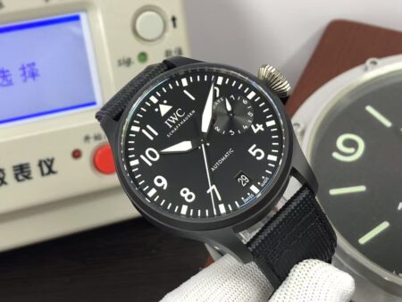 IWC Top Gun IW502001 Ceramic Case Black Dial with clone 51111 Movement - Image 5