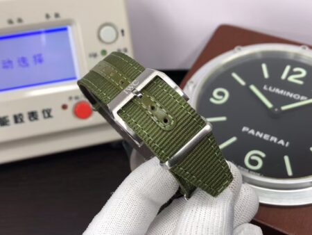 IWC Mark XVIII Top Gun IW324712 Black Ceramic Case Green Nylon Band with Clone 32111 Movement - Image 9