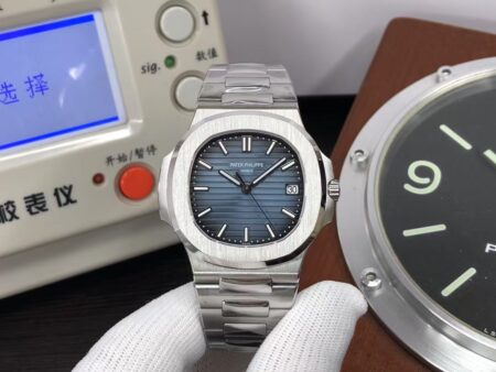 Patek Philippe Nautilus 5711 Stainless Steel Case Blue/Grey Dial Super Clone 330 Movement