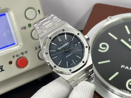 APSF Audemars Piguet Royal Oak 41mm 15400 Blue Dial with Super 3120 Movement - Image 2
