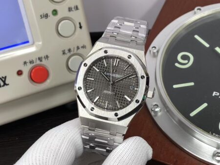 APSF Audemars Piguet Royal Oak 37mm 15450 Gray Dial with Super 3120 Movement - Image 3