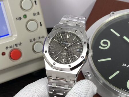 APSF Audemars Piguet Royal Oak 37mm 15450 Gray Dial with Super 3120 Movement - Image 4