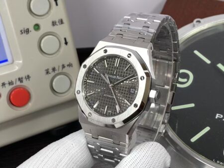 APSF Audemars Piguet Royal Oak 37mm 15450 Gray Dial with Super 3120 Movement - Image 5